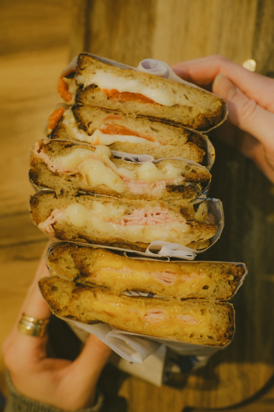Grilled cheese Petit Bleu